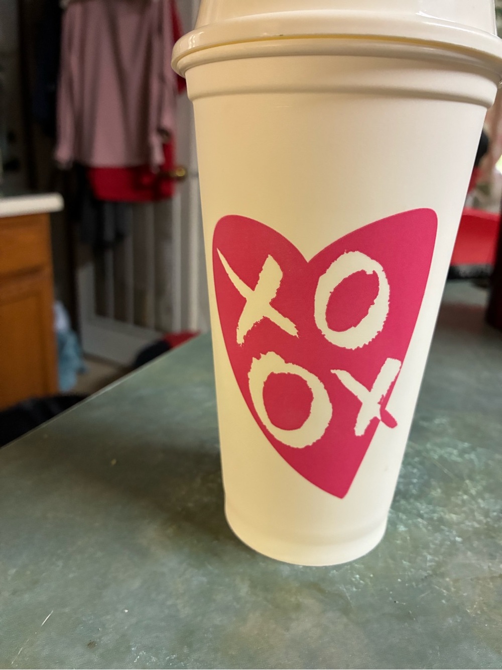 Starbucks White Cup with Green Siren Logo